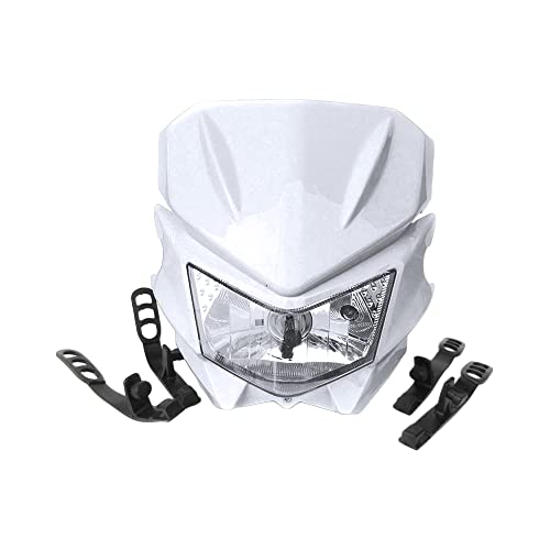 TOTMOX Motorcycle Headlight Fog Light For Car Truck ATV Offroad SUV Driving Work Spot Lamp 12V 35W Vision Headlight Fit For KLX 110 KLX 150 KLX 250 Off Road Dirt Pit Bike Motocross Motorcycle, Green