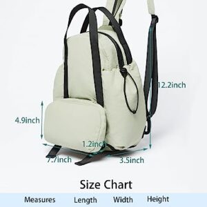 THE GYM PEOPLE Lightweight Mini Backpacks Womens Waterproof Travel Daypack Small Cute Crossbody Sling Bags