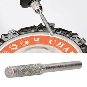20Pcs Chain Saw Grinding Head, Chainsaw Sharpener Burr Grinding Head Rotating File Sharpening Tool Set Kit (4mm)