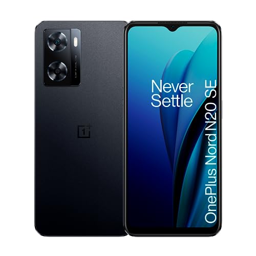 ONEPLUS Nord N20 SE 128GB | 4GB RAM Factory Unlocked | Dual Sim (GSM Only | No CDMA) - NOT Compatible with Verizon/Sprint/Boost/Cricket - (Celestial Black)