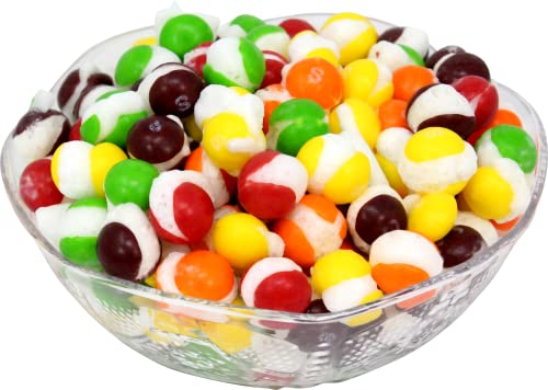 Freeze Dried Candy - 8oz XL pack of CANDYGENIUS cool freeze dry candies puff frozen dehydrated skittles bulk giant snack fruit crunch extra large