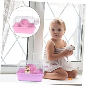 POPETPOP 1pc Travel Accessories Hamster Cage Accessories Cage for Guinea Pigs Rat Travel Cage Guinea Pig Toys and Accessories Guinea Pig Accessories Chinchilla Cage Pet House Pet Supplies