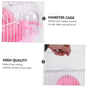 POPETPOP 1pc Travel Accessories Hamster Cage Accessories Cage for Guinea Pigs Rat Travel Cage Guinea Pig Toys and Accessories Guinea Pig Accessories Chinchilla Cage Pet House Pet Supplies