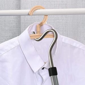 Clothes Hanger Reaching Hook Telescopic Adjustment Clothes Hook Rod Light and can Extend from51 Hook and Sponge Handle. (50inch)