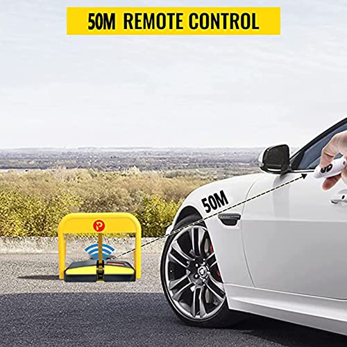 SSQUZA Parking Barrier, Carport Auto Space Lock,Automatic Remote Control Parking Lock,Car Park Driveway Guard Saver with Remote Controls Easy Installation for Home,Office,Business,Automaticsensor