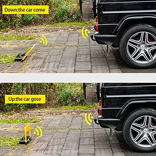 SSQUZA Parking Barrier, Carport Auto Space Lock,Automatic Remote Control Parking Lock,Car Park Driveway Guard Saver with Remote Controls Easy Installation for Home,Office,Business,Automaticsensor