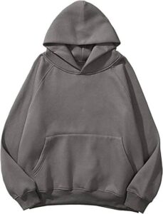 solid hoodie women loose basic hoodies for women and men fleece pullover oversized sweatshirt long sleeve