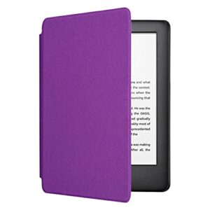 for amazon kindle 11th generation case waterproof shockproof ebook reader cover foldable cover kindle paperwhite 6.8inch tablet case, purple
