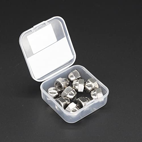 10pcs 5/16-18 Acorn Cap Nuts, INCONTESTA 304 Stainless Steel Hex Acorn Cap Nut, Decorative Round Head Cover Dome Nuts