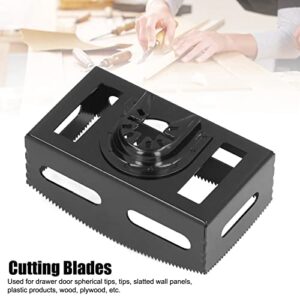 Oscillating Saw Blade Square Hole Saw Blade Multi Tool Fast Release Saw Blades Universal Wood Blades Kit Carpentry Grooving Tool for Metal Plastic Wood Multi Tool Blades Fit All Mo