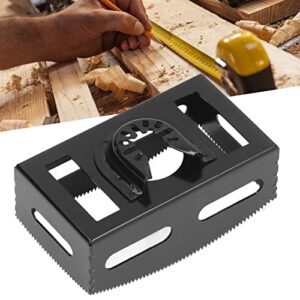 Oscillating Saw Blade Square Hole Saw Blade Multi Tool Fast Release Saw Blades Universal Wood Blades Kit Carpentry Grooving Tool for Metal Plastic Wood Multi Tool Blades Fit All Mo