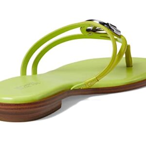 Michael Kors Hampton Flat Sandal Bright Limeade 7.5 M