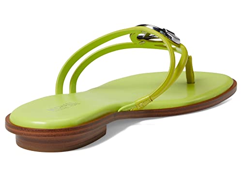 Michael Kors Hampton Flat Sandal Bright Limeade 7.5 M