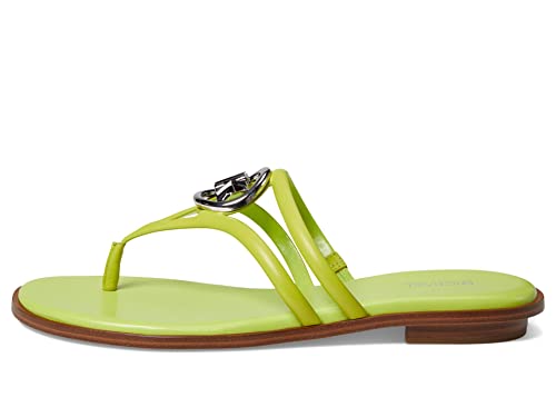 Michael Kors Hampton Flat Sandal Bright Limeade 7.5 M