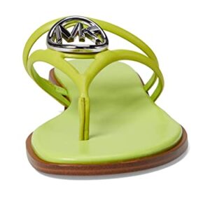 Michael Kors Hampton Flat Sandal Bright Limeade 7.5 M