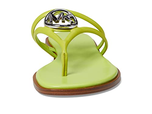 Michael Kors Hampton Flat Sandal Bright Limeade 7.5 M