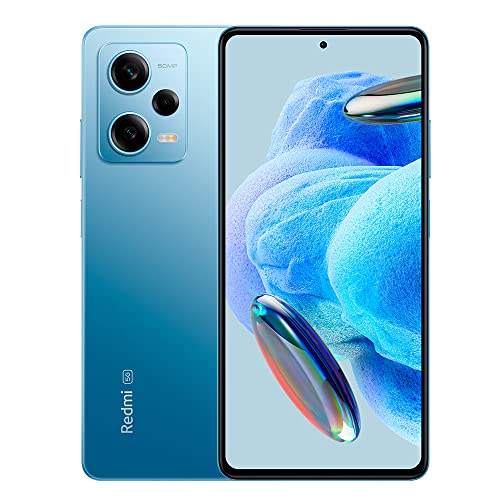 Xiaomi Redmi Note 12 Pro 5G + 4G (128GB + 6GB) Factory Unlocked 6.67" 50MP Triple Camera (Only Tmobile/Metro/Mint USA Market) + Extra (w/Fast Car Charger Bundle) (Sky Blue (Global))