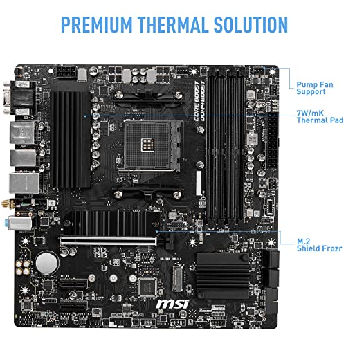 Micro Center AMD Ryzen 5 5600X 6-core, 12-Thread Unlocked Desktop Processor with Wraith Stealth Cooler Bundle with B550M PRO-VDH WiFi ProSeries Motherboard and 2TB Gen3 2280 SSD
