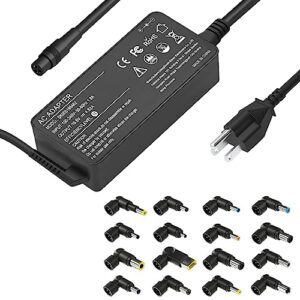 90w universal ac adapter laptop charger compatible with hp dell lenovo acer asus toshiba samsung ibm sony fujitsu gateway notebook ultrabook chromebook power supply cord with 16 connectors