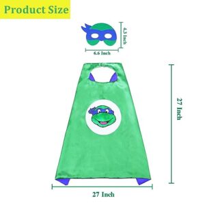 Joy2ee Superhero Ninja Cartoon Dress up Cosplay Costumes for Kids with Cape and Eye Mask