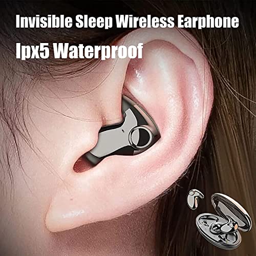 LELEBEAR Invisible Sleep Wireless Earphone Ipx5 Waterproof, Invisible Earbuds Wireless Bluetooth, Ipx5 Waterproof Bluetooth Earbuds (Skin Color)