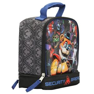 Bioworld Five Nights at Freddy's: Security Breach Insulated Lunch Box With Double Compartments