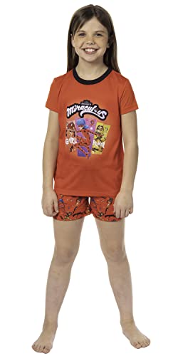 INTIMO Miraculous: Tales of Ladybug & Cat Noir Girls' Sleep Pajama Set Shorts (6/6X)