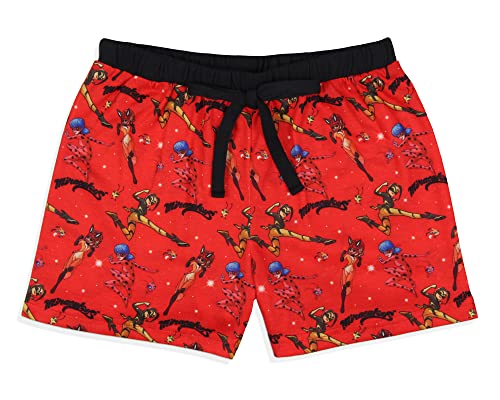 INTIMO Miraculous: Tales of Ladybug & Cat Noir Girls' Sleep Pajama Set Shorts (6/6X)