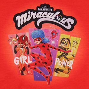INTIMO Miraculous: Tales of Ladybug & Cat Noir Girls' Sleep Pajama Set Shorts (6/6X)