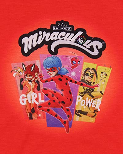 INTIMO Miraculous: Tales of Ladybug & Cat Noir Girls' Sleep Pajama Set Shorts (6/6X)