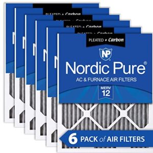 replacement for nordic pure 22x28x1exactcustomm12+c-6 filter
