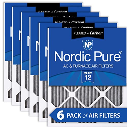 Replacement For NORDIC PURE 22X28X1EXACTCUSTOMM12+C-6 Filter