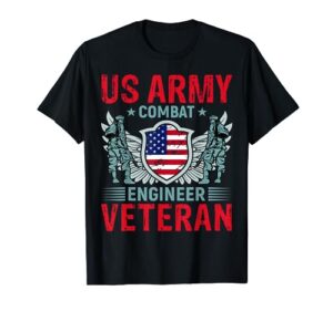 us army combat engineer veteran t-shirt