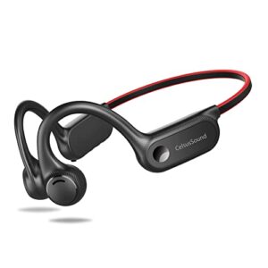 s100 bone conduction headphones,open ear headphones with built-in mic, bone conduction headphones bluetooth 5.2,10h,sweatproof sports headsets.