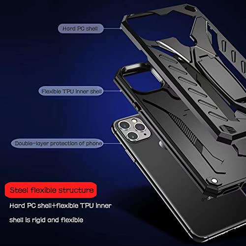 Phone Back Cover Compatible with OPPO Reno 6 Pro(5G),Military Grade Strong Two Layer PU+TPU Hybrid Full Body Case,Bracket Protective Dustproof Shockproof Cover Case Cover sleeves ( Color : Atmospheric