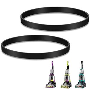 merom vacuum replacement belts for bissell model 2910, 2190w, 2987, 2806, 28062, 28068, 29878, 29879, fit powerforce/turboclean powerbrush pet carpet cleaner (2 pack)