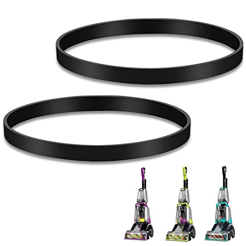 MEROM Vacuum Replacement Belts for Bissell Model 2910, 2190W, 2987, 2806, 28062, 28068, 29878, 29879, Fit PowerForce/TurboClean PowerBrush Pet Carpet Cleaner (2 Pack)