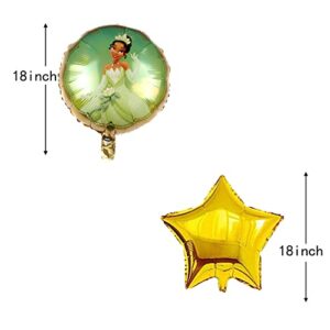 Princess Tiana 3rd Birthday Decorations Gold Number 3 Balloon 32 Inch | The Frog Tiana Balloons for Girl’s Birthday Baby Shower Princess Theme Party Decorations (3rd Birthday)