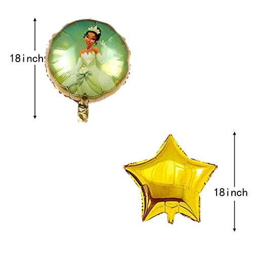 Princess Tiana 3rd Birthday Decorations Gold Number 3 Balloon 32 Inch | The Frog Tiana Balloons for Girl’s Birthday Baby Shower Princess Theme Party Decorations (3rd Birthday)