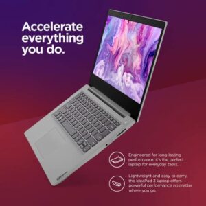 Lenovo Ideapad 3i Flagship 14'' FHD Laptop for Business and Students Essential, 12GB RAM, 512GB NVMe SSD, Intel Dual Core Processor, Wi-Fi 6, HDMI, Dolby Audio, Windows 11 Home, GM Accessories, Gray