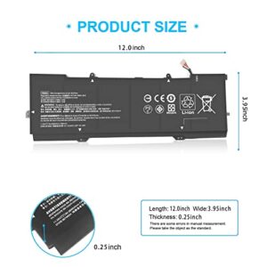 ZAYAUPVL 84.08Wh YB06XL Battery Replacement for HP Spectre X360 Convertible 15-CH0XX 15T-CH000 Series 15-CH011DX 15-CH011NR 15-CH012NR 928427-271 928427-272 928372-855 928372-856 YB06084XL 11.55V