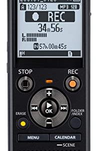 Olympus OM System WS-883 Digital Voice Recorder, Linear PCM/MP3 Recording Formats, USB Direct, 8gb Playback Speed and Volume Adjust, File Index, Erase Selected Files