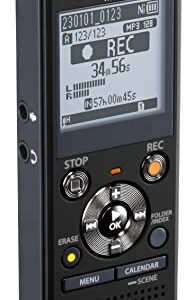 Olympus OM System WS-883 Digital Voice Recorder, Linear PCM/MP3 Recording Formats, USB Direct, 8gb Playback Speed and Volume Adjust, File Index, Erase Selected Files