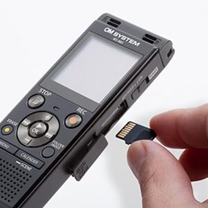 Olympus OM System WS-883 Digital Voice Recorder, Linear PCM/MP3 Recording Formats, USB Direct, 8gb Playback Speed and Volume Adjust, File Index, Erase Selected Files