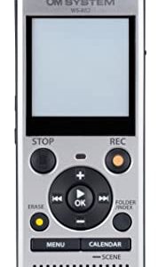 Olympus OM System WS-882 Digital Voice Recorder, with Linear PCM/MP3 Recording Formats, USB Direct, 4gb Playback Speed and Volume Adjust, File Index, Erase Selected Files