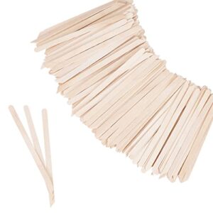 1200pcs wooden wax sticks small wax spatula eyebrow wax sticks for hair removal eyebrow lip nose brow wax applicator sticks (slanted handle)
