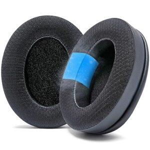 wc freeze crusher - cooling gel earpads compatible with skullcandy crusher, by wicked cushions - fits skullcandy crusher & hesh 3 headphones, soft memory foam, cooler for longer | black