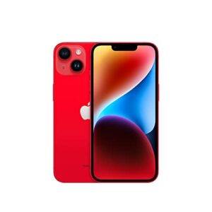 apple iphone 14, 256gb, (product) red - unlocked (renewed premium)