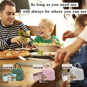 Flowerhug Bento Box Lunch Box Bento Boxes Home Stackable 3 Layer Japanese Compartments Cute Lunch Box Accessories With Bag Microwave SafeBPA-Free