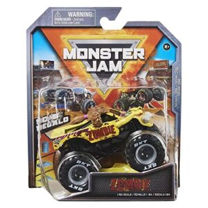 Monster Jam 2022 Spin Master 1:64 Diecast Truck with Bonus Accessory: World Finals Zombie